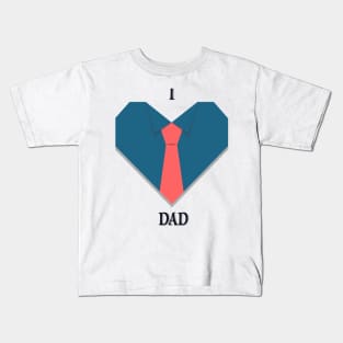 inktastic Fathers Day I Love You Dad Toddler T-Shirt Kids T-Shirt